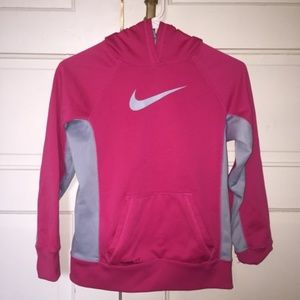 Pink athletic Nike sweatshirt